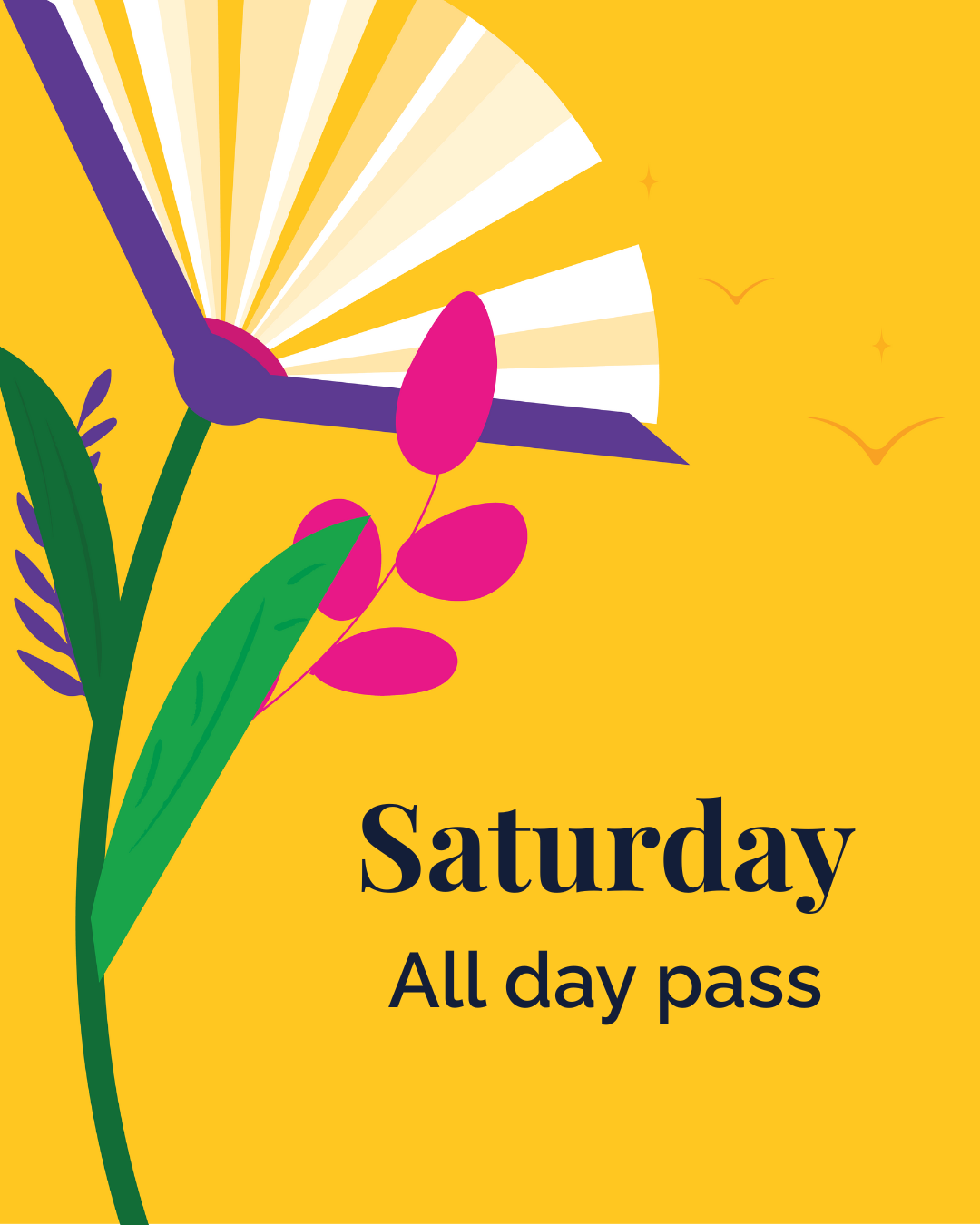 Saturday All Day Pass