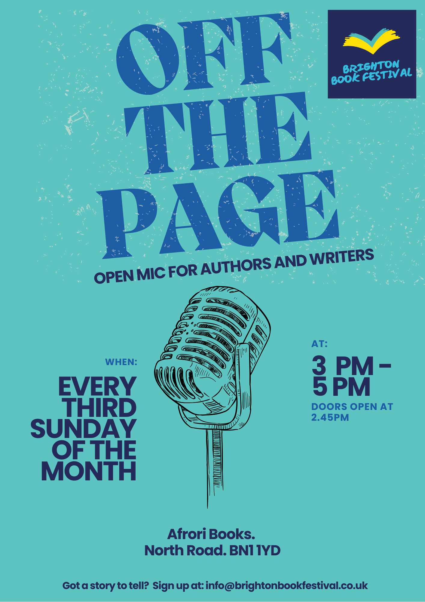 Off The Page: Open Mic for Authors and Writers